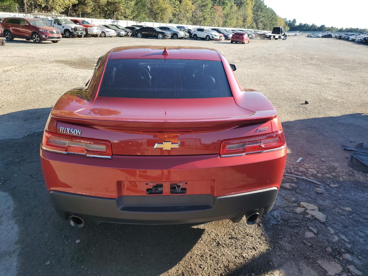 2014 Chevrolet Camaro VIN 2G1FB1E33E9163034 Copart auction photo, side / front end damage thumbnail 6