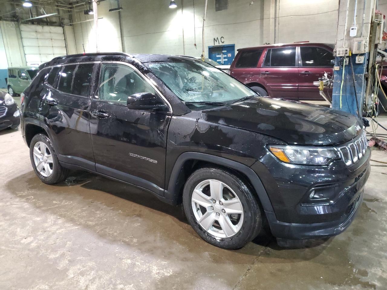 2022 Jeep Compass VIN 3C4NJDBB5NT216686 Copart auction photo, all over / mechanical damage thumbnail 4