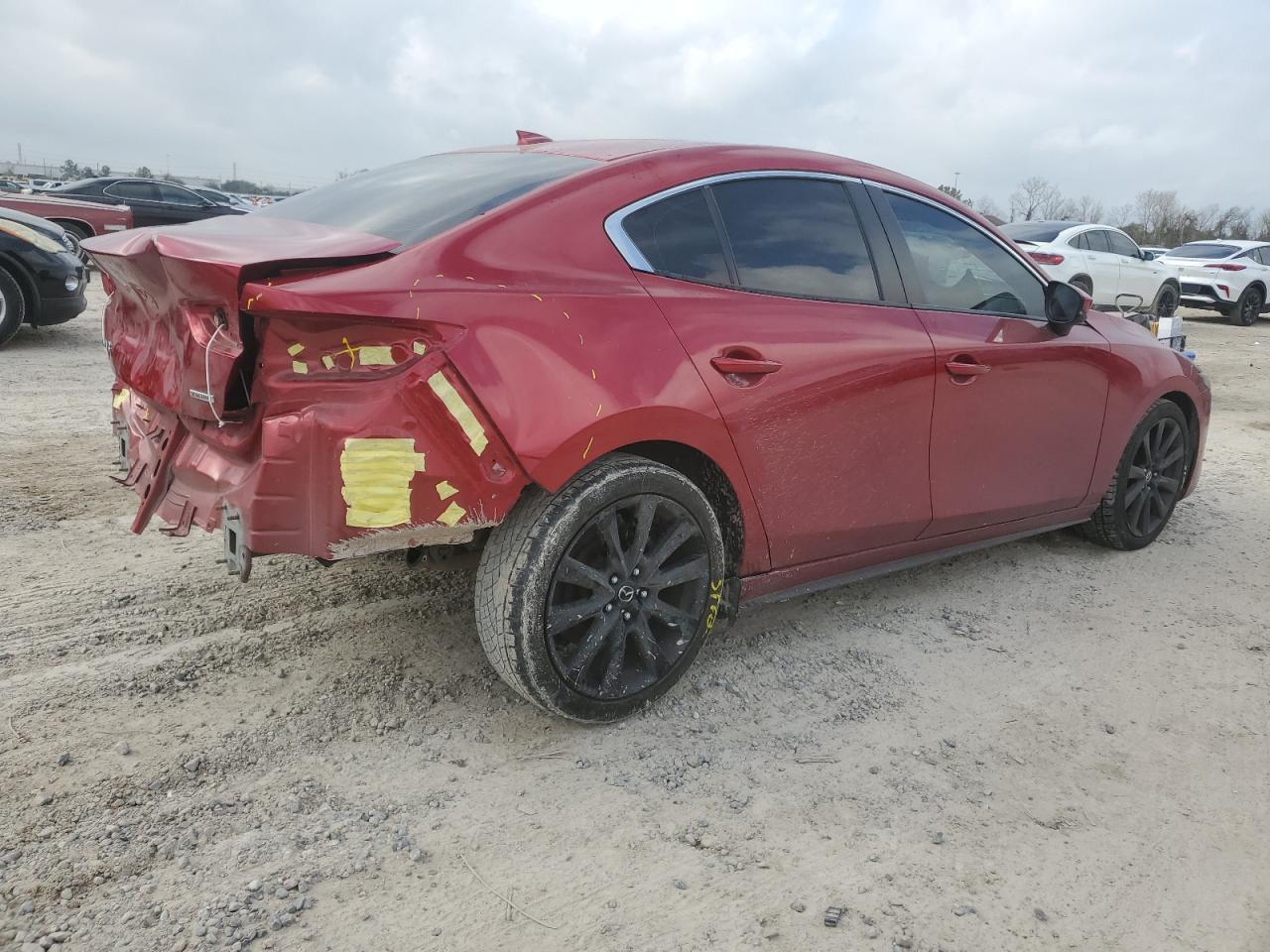 2019 Mazda 3 VIN JM1BPADL4K1117902 Copart auction photo, rear end damage thumbnail 3