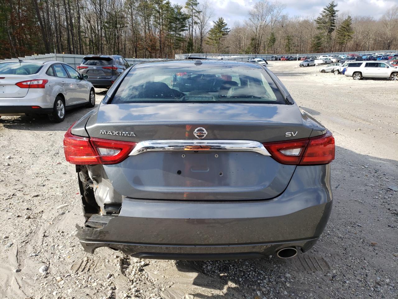 2018 Nissan Maxima VIN 1N4AA6AP1JC389110 Copart auction photo, rear end / minor dent/scratches damage thumbnail 6
