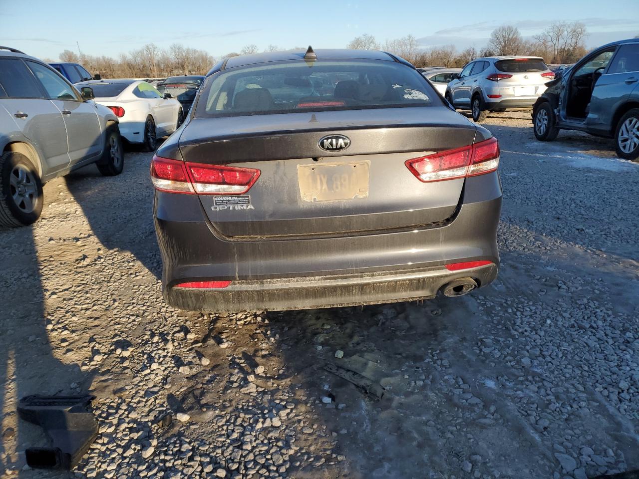 2017 KIA Optima VIN 5XXGT4L35HG173560 Copart auction photo, front end damage thumbnail 6