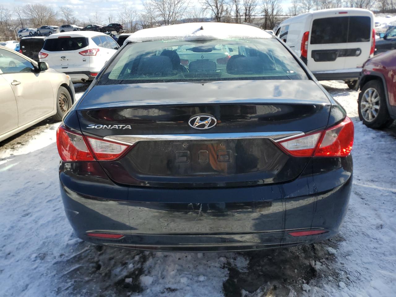 2011 Hyundai Sonata VIN 5NPEB4AC9BH198583 Copart auction photo, front end / undercarriage damage thumbnail 6