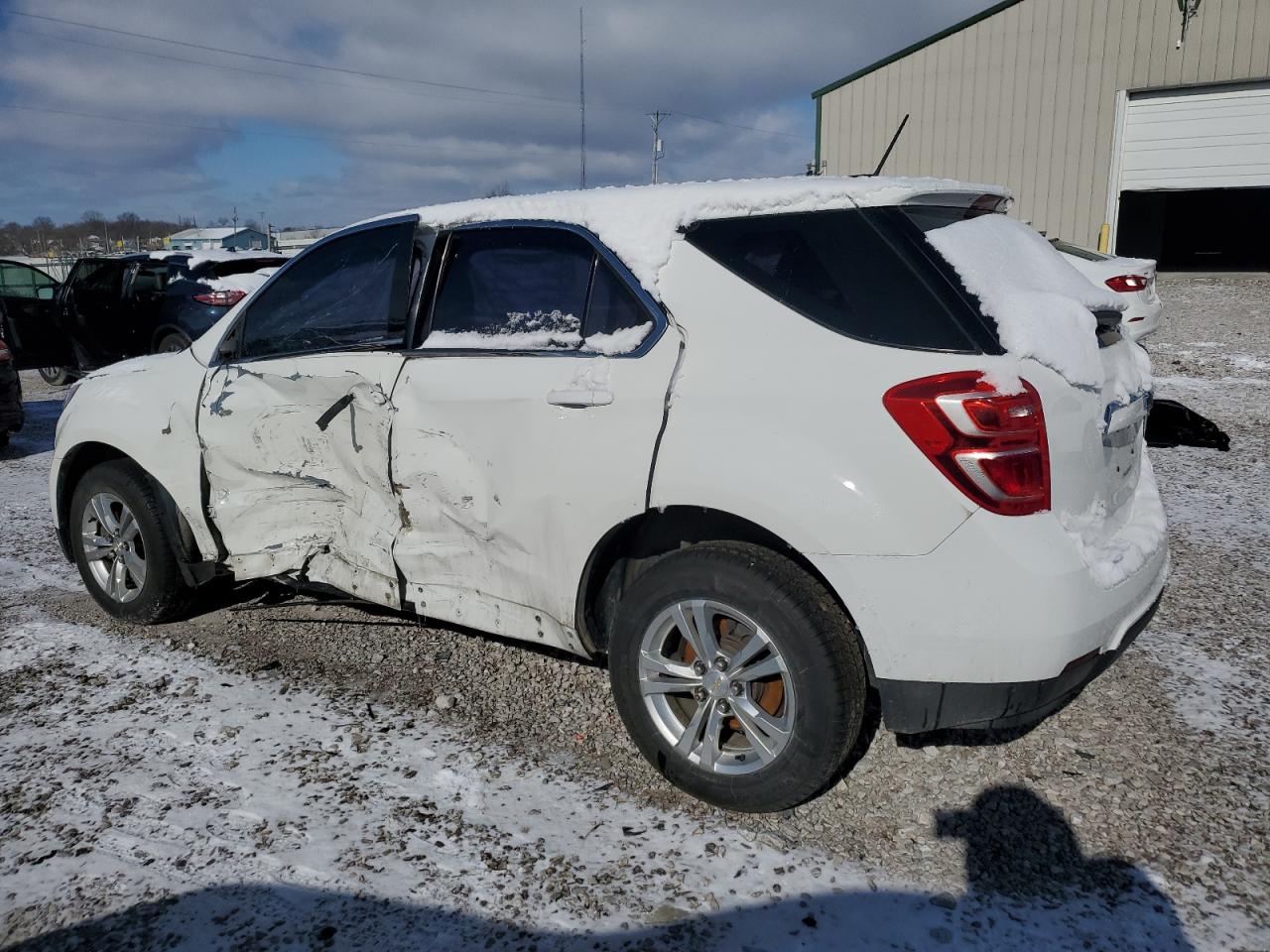2016 Chevrolet Equinox VIN 2GNALBEK0G6260313 Copart auction photo, side / front end damage thumbnail 2