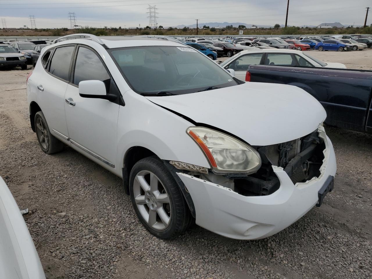 2011 Nissan Rogue VIN JN8AS5MT7BW162910 Copart auction photo, front end / mechanical damage thumbnail 4