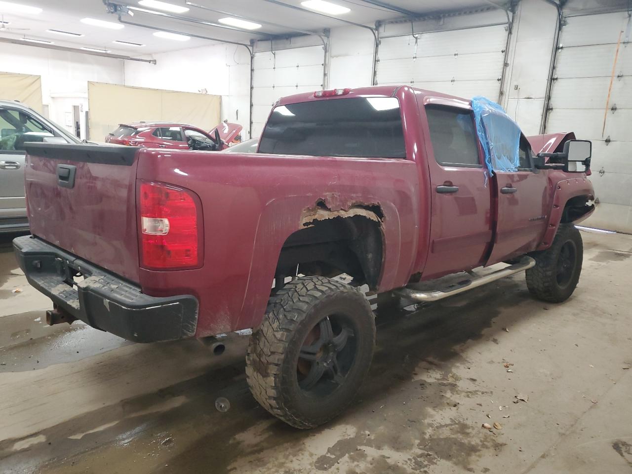 2007 Chevrolet Silverado VIN 2GCEK13M171570303 Copart auction photo, all over / mechanical damage thumbnail 3