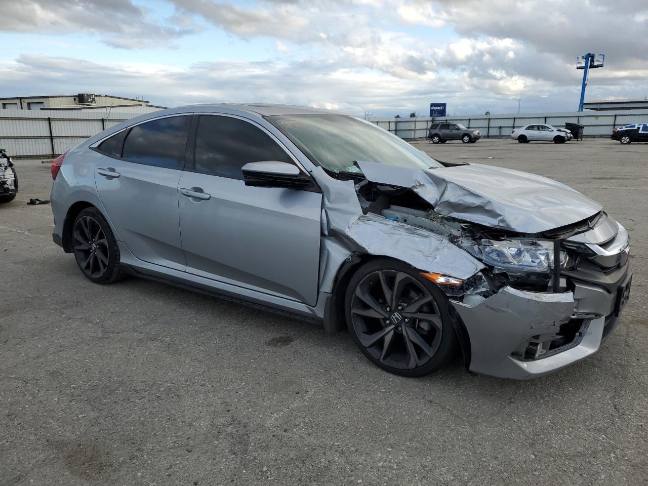 2017 Honda Civic VIN 2HGFC2F77HH518620 Copart auction photo, front end damage thumbnail 4