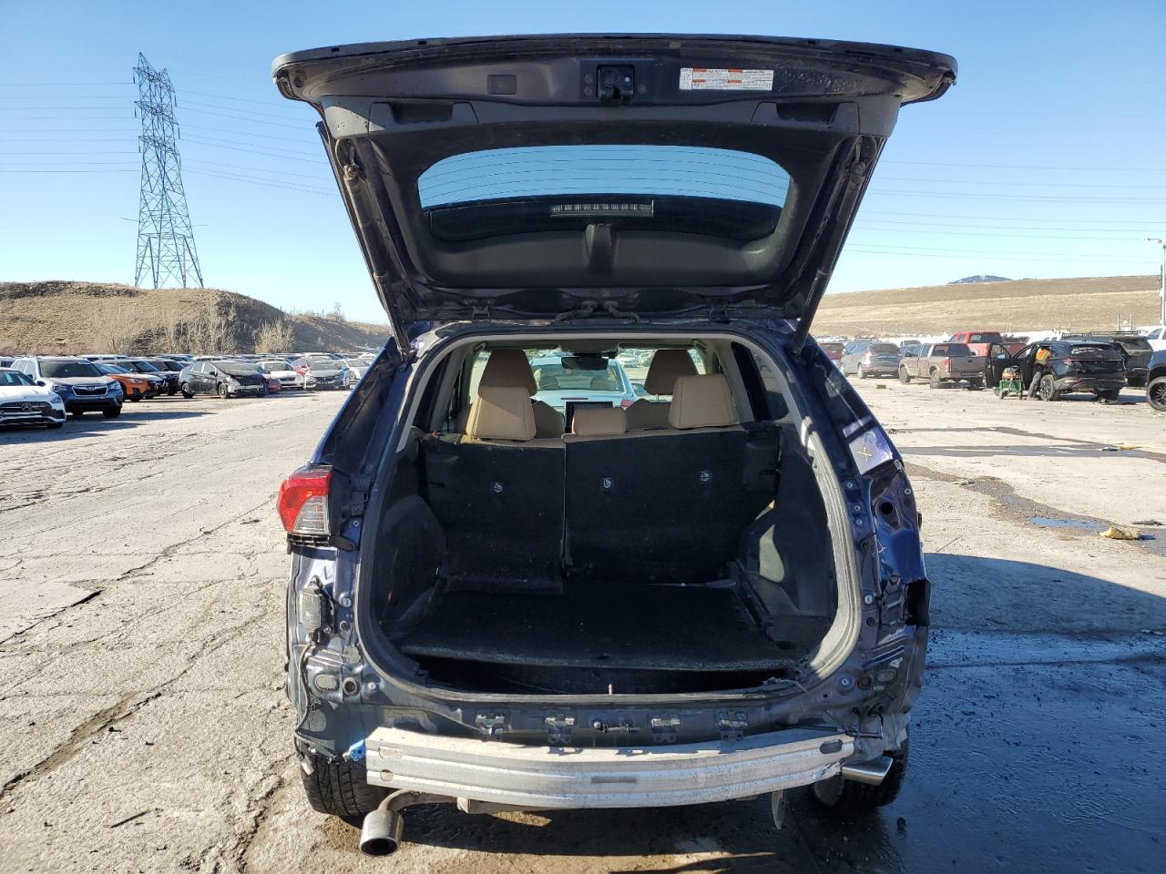 2020 Toyota RAV 4 VIN JTMD6RFV8LJ002424 Copart auction photo, rear end damage thumbnail 6