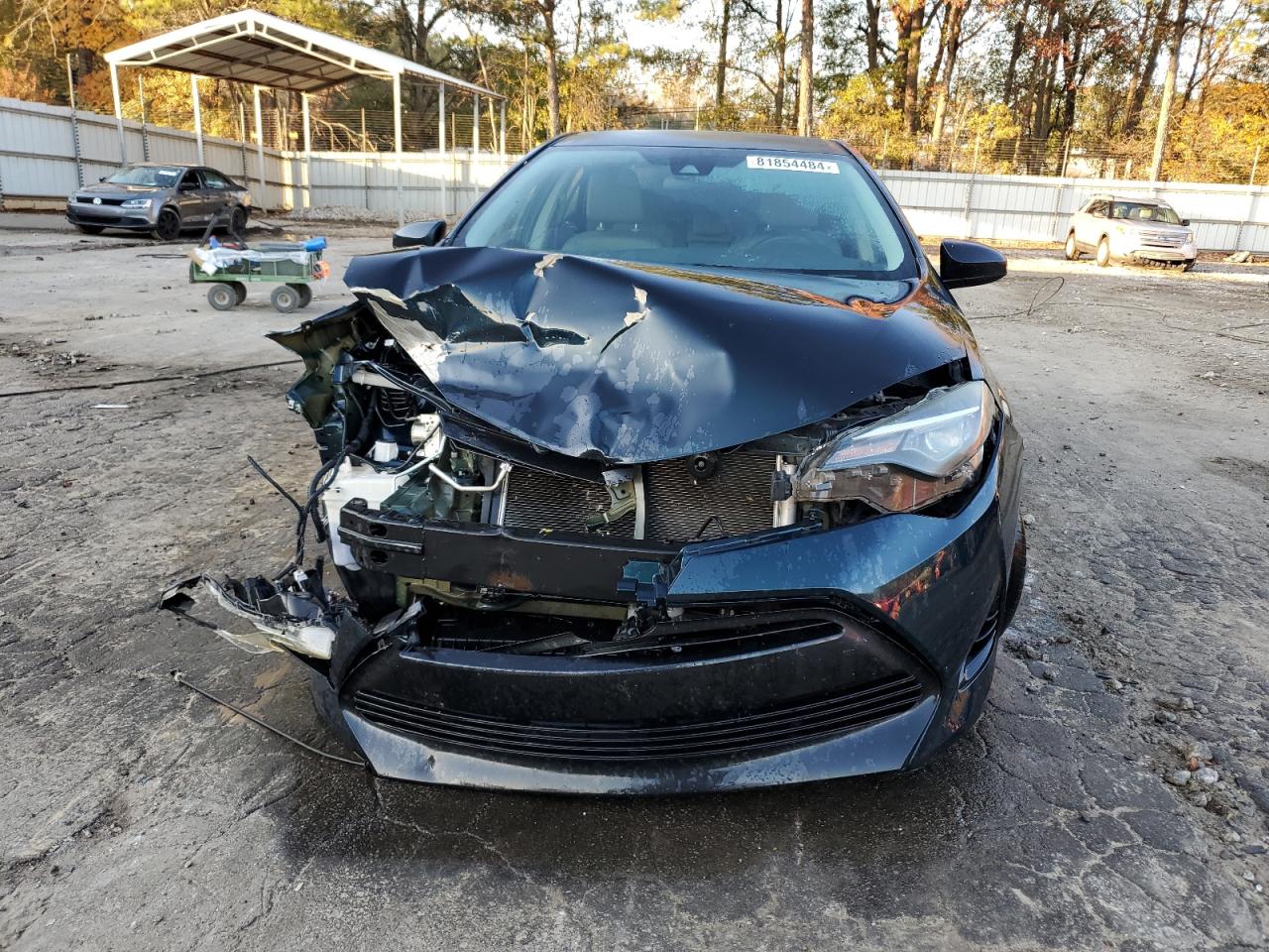 2017 Toyota Corolla VIN 5YFBURHE1HP734844 Copart auction photo, front end damage thumbnail 5
