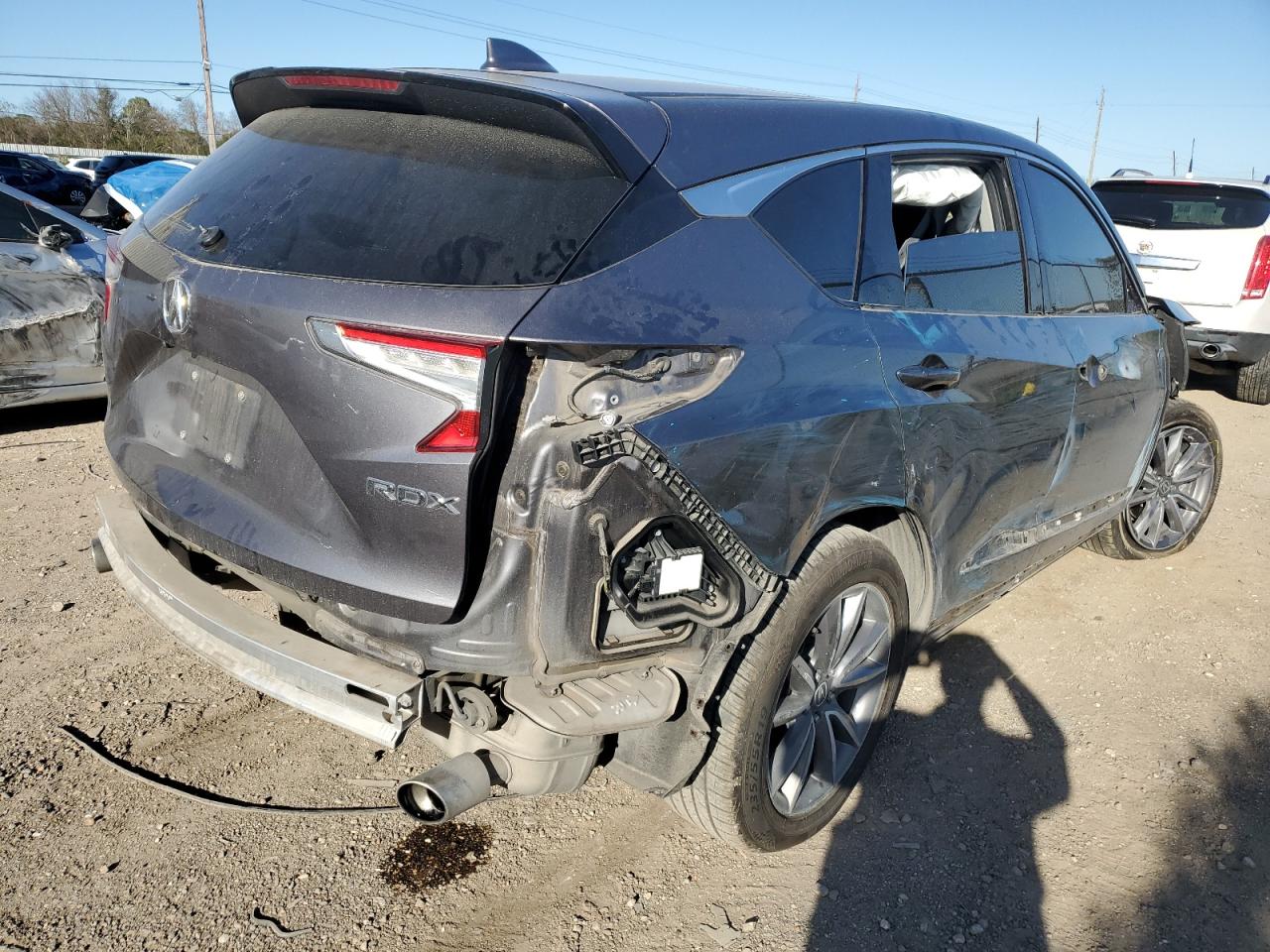 2020 Acura RDX VIN 5J8TC1H53LL005496 Copart auction photo, all over damage thumbnail 3