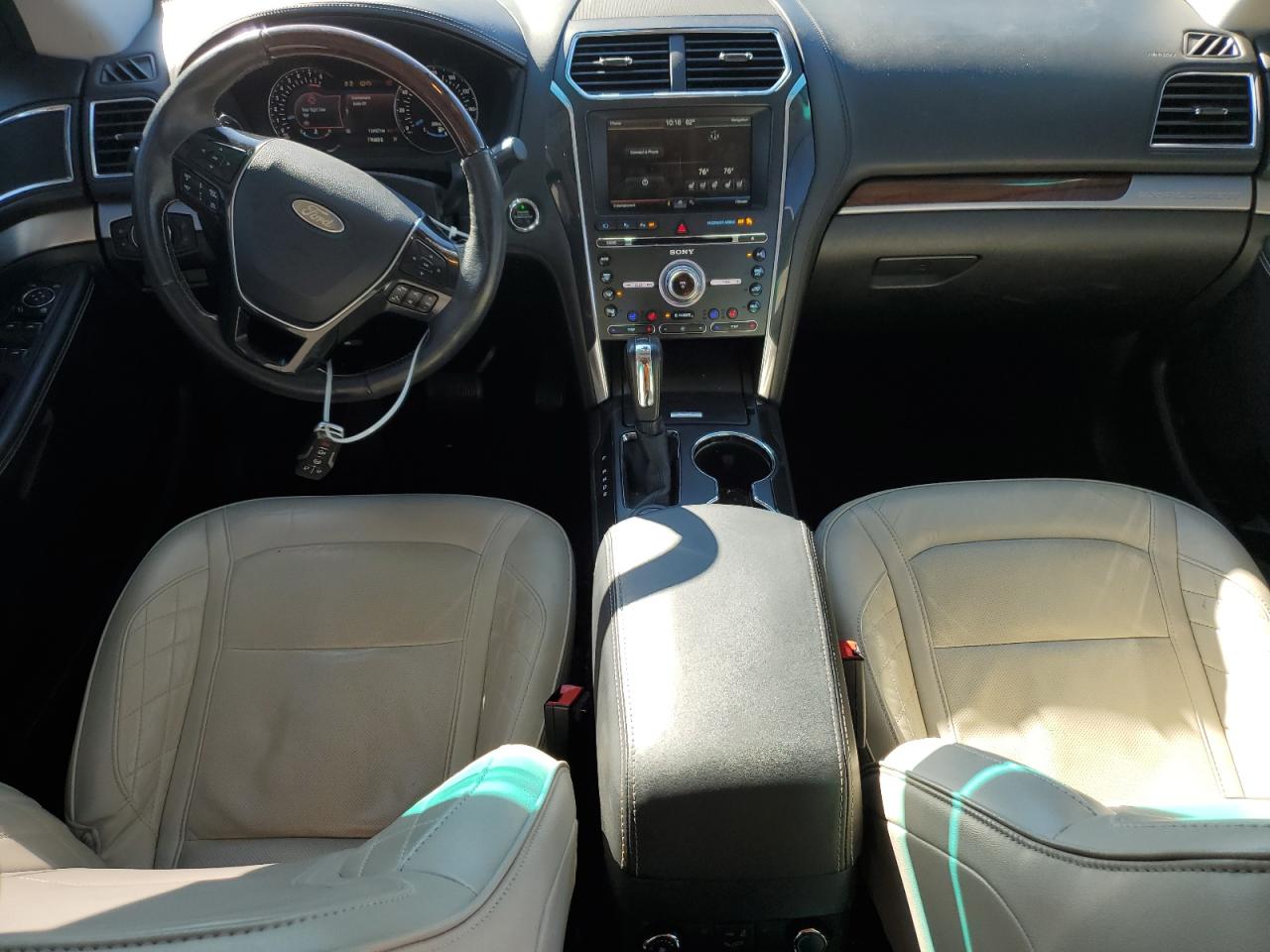 2016 Ford Explorer VIN 1FM5K8HT7GGB44378 Copart auction photo, front end / mechanical damage thumbnail 8