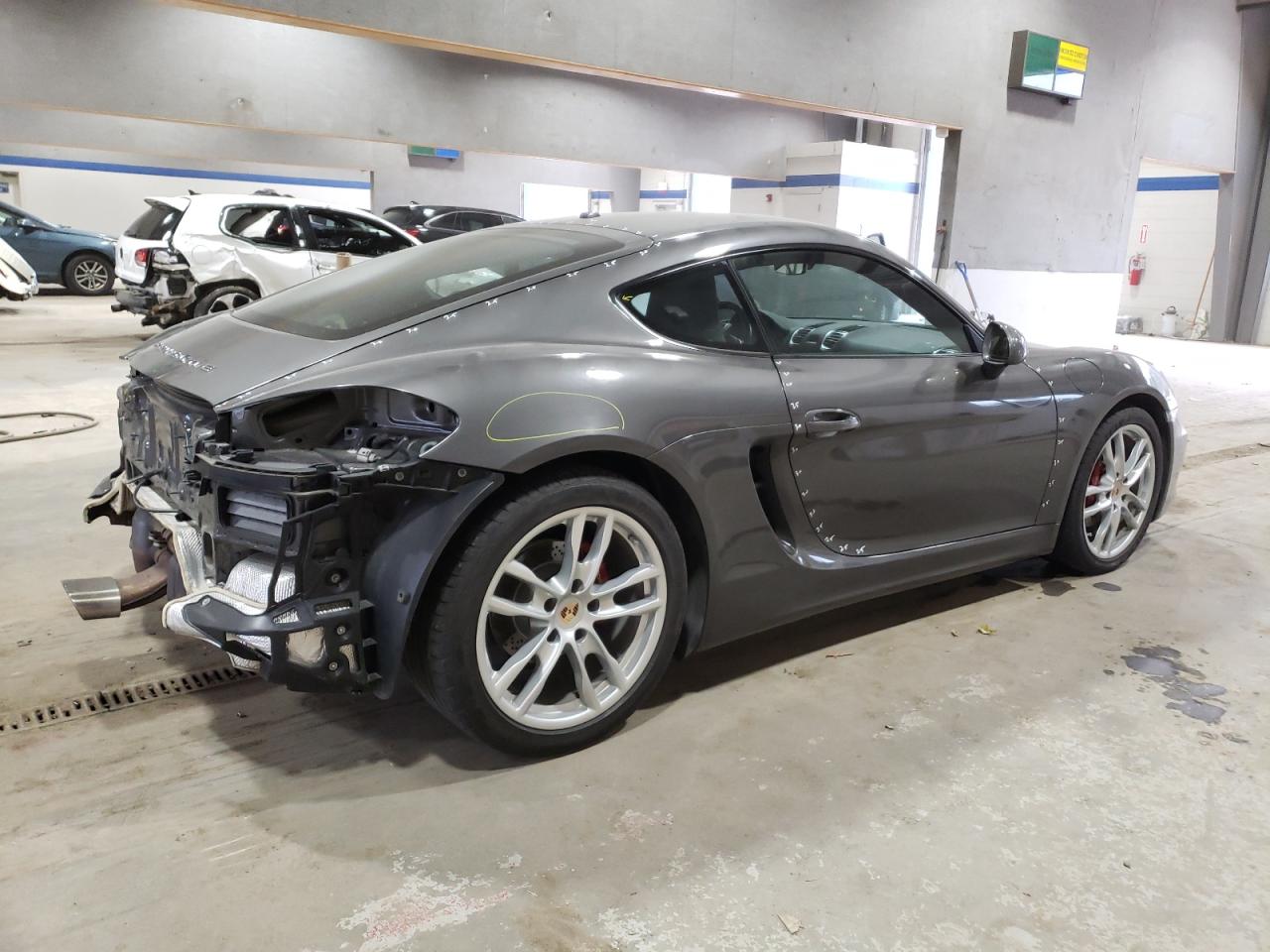 2014 Porsche Cayman VIN WP0AA2A83EK172908 Copart auction photo, rear end / minor dent/scratches damage thumbnail 3