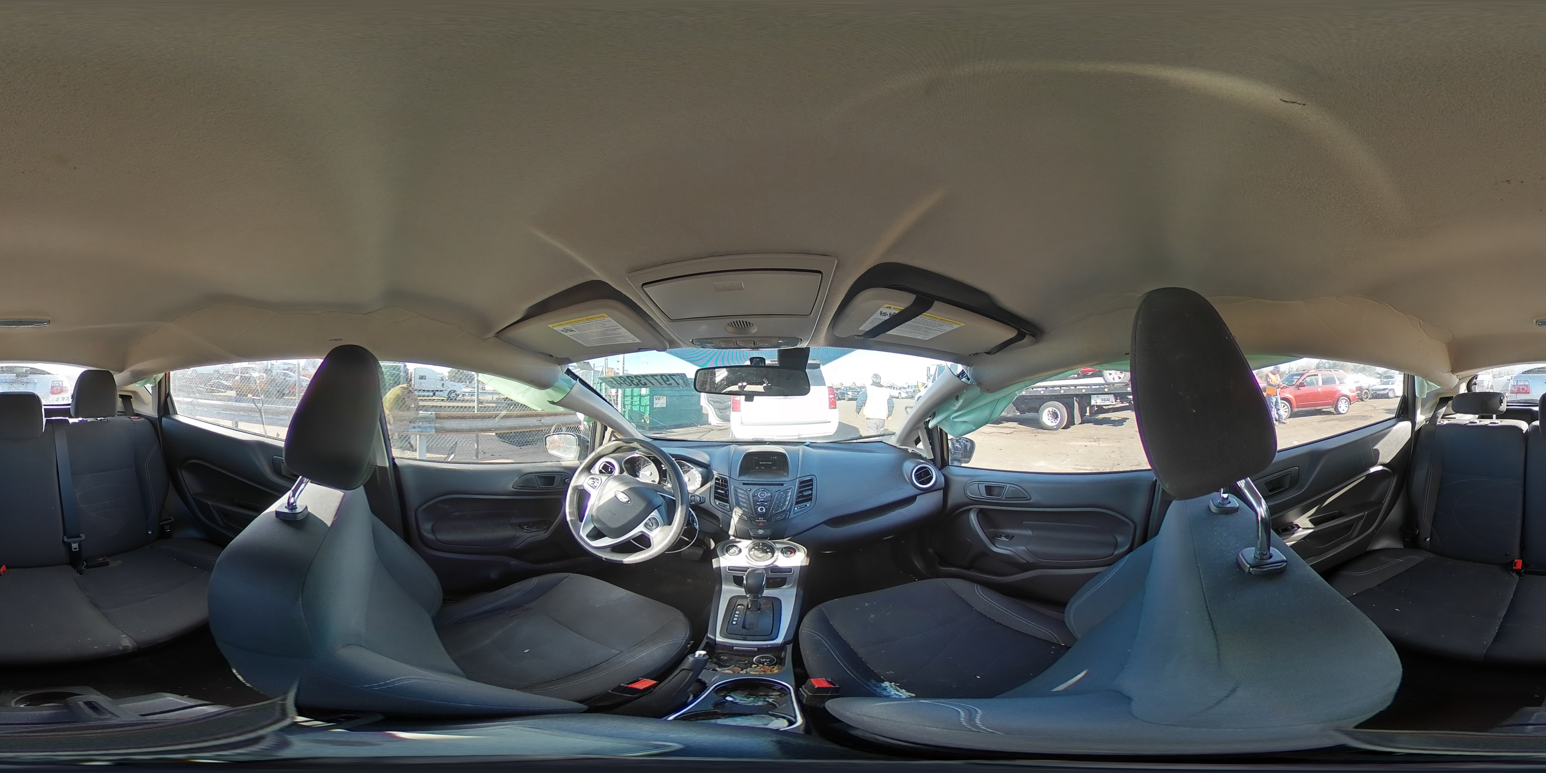 2019 Ford Fiesta VIN 3FADP4EJ5KM102213 Copart auction photo, side / minor dent/scratches damage thumbnail 12