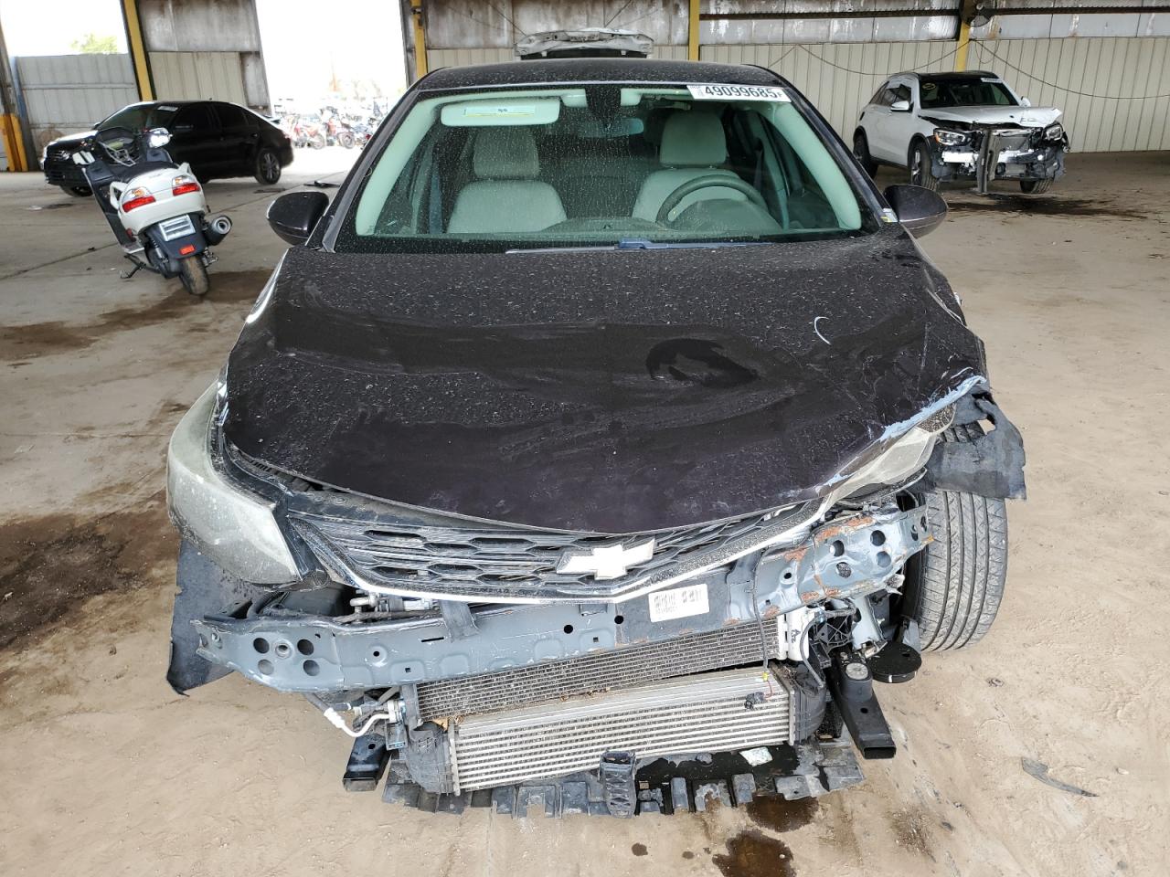 2017 Chevrolet Cruze VIN 1G1BE5SMXH7138129 Copart auction photo, front end / minor dent/scratches damage thumbnail 5