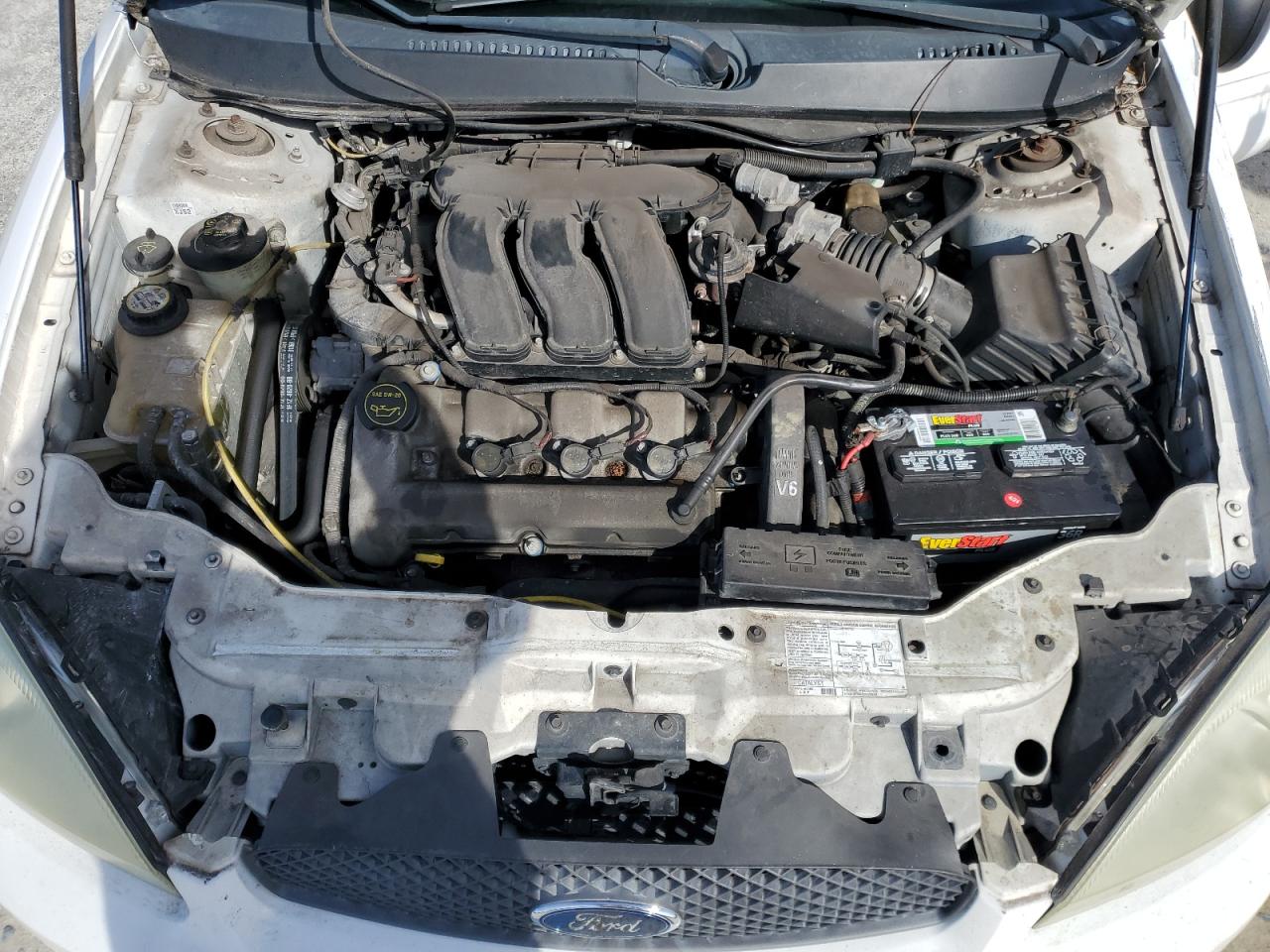 2004 Ford Taurus VIN 1FAFP58S74A166773 Copart auction photo, front end / side damage thumbnail 12