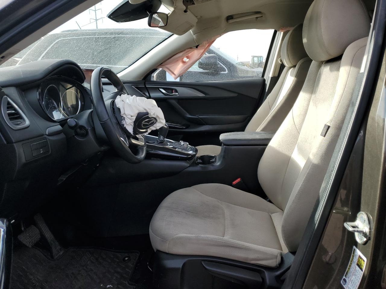 2018 Mazda CX-9 VIN JM3TCABY1J0225341 Copart auction photo, front end / side damage thumbnail 7