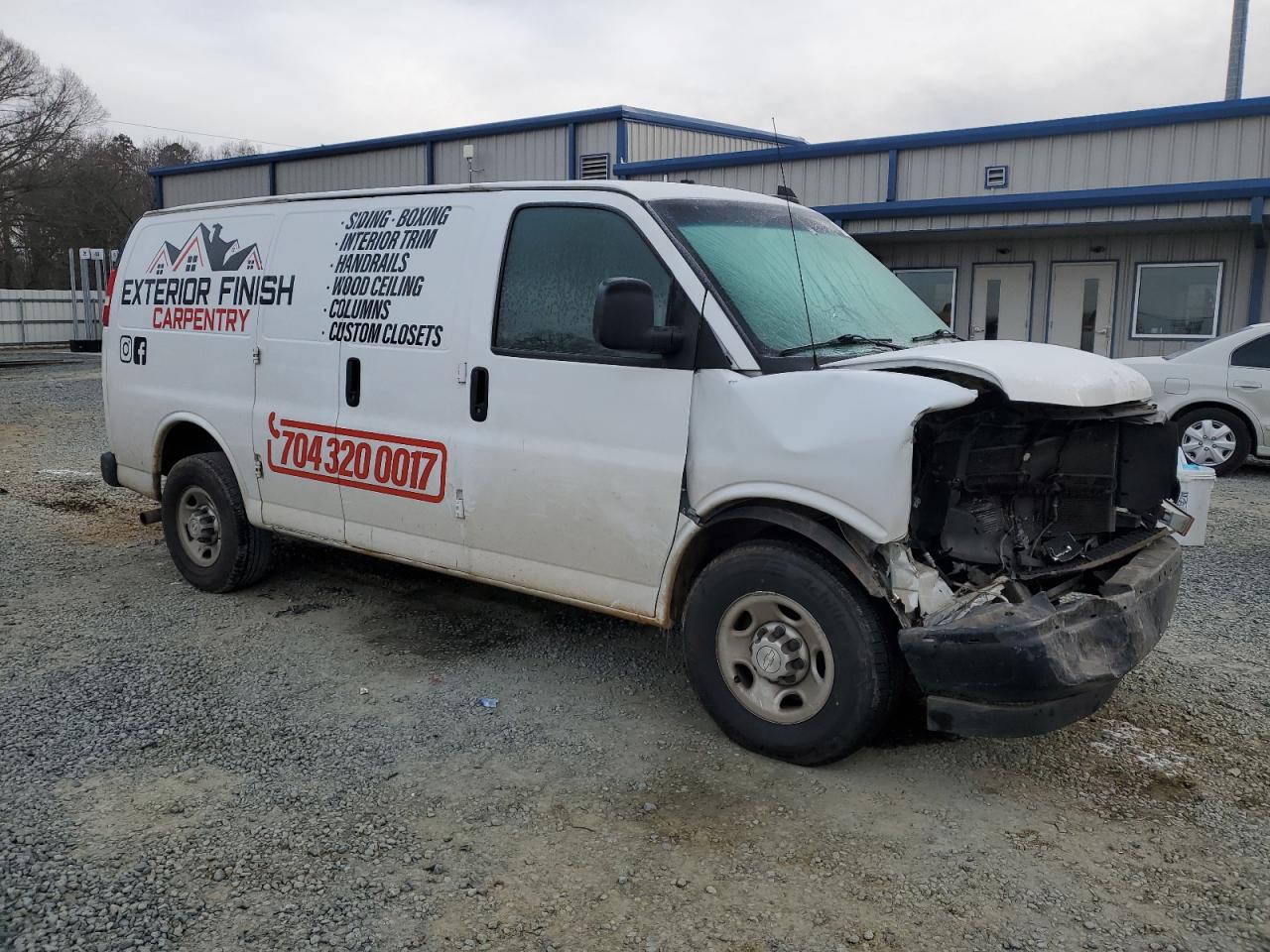2018 Chevrolet Express VIN 1GCWGAFG0J1168023 Copart auction photo, front end damage thumbnail 4
