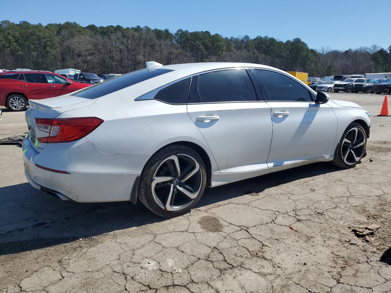 2019 Honda Accord VIN 1HGCV1F31KA014509 Copart auction photo, front end / rear end damage thumbnail 3