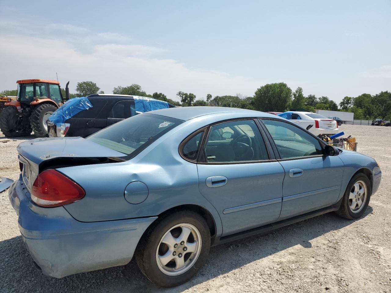 2007 Ford Taurus VIN 1FAFP53U97A114672 Copart auction photo, rear end damage thumbnail 3