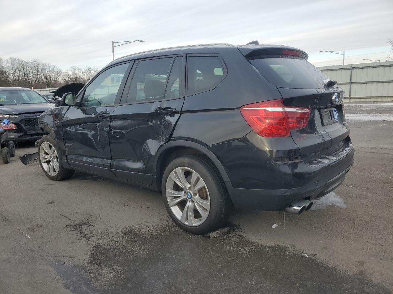 2016 BMW X3 VIN 5UXWX9C5XG0D89307 Copart auction photo, front end / side damage thumbnail 2