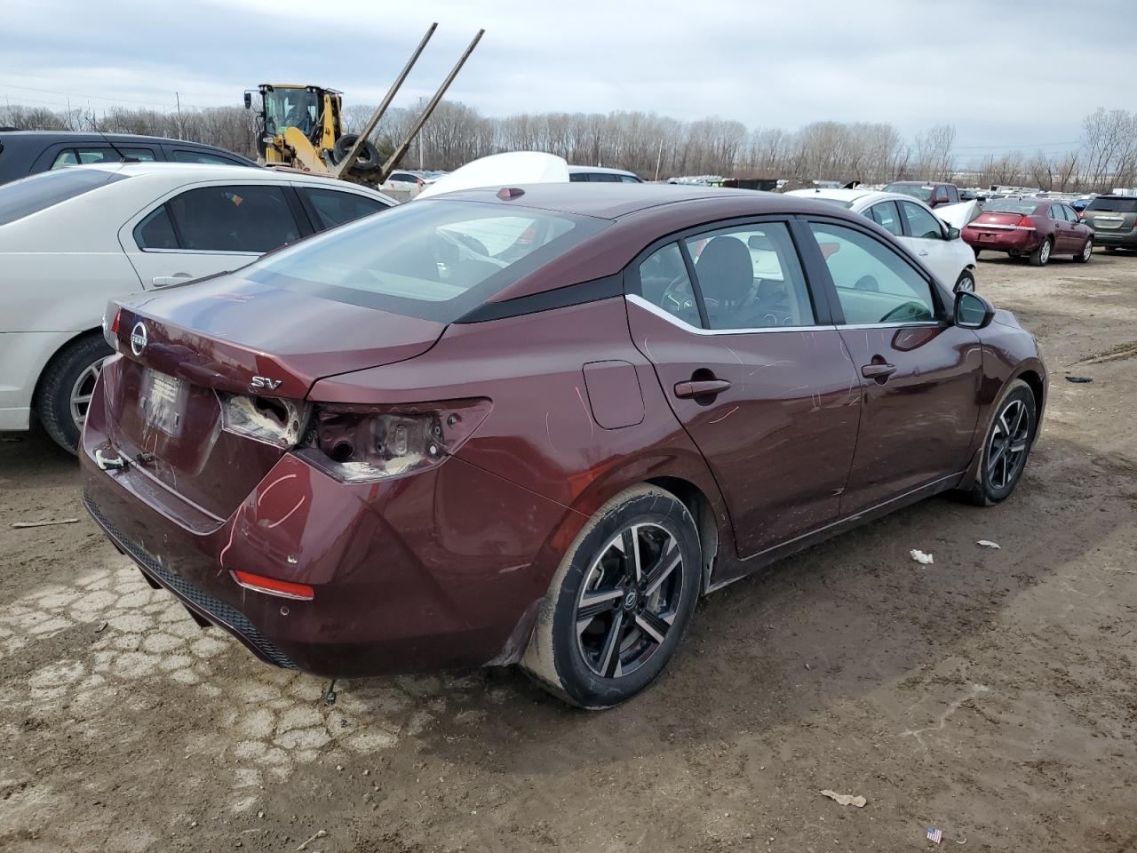 2024 Nissan Sentra VIN 3N1AB8CV2RY224011 Copart auction photo, rear end / side damage thumbnail 3