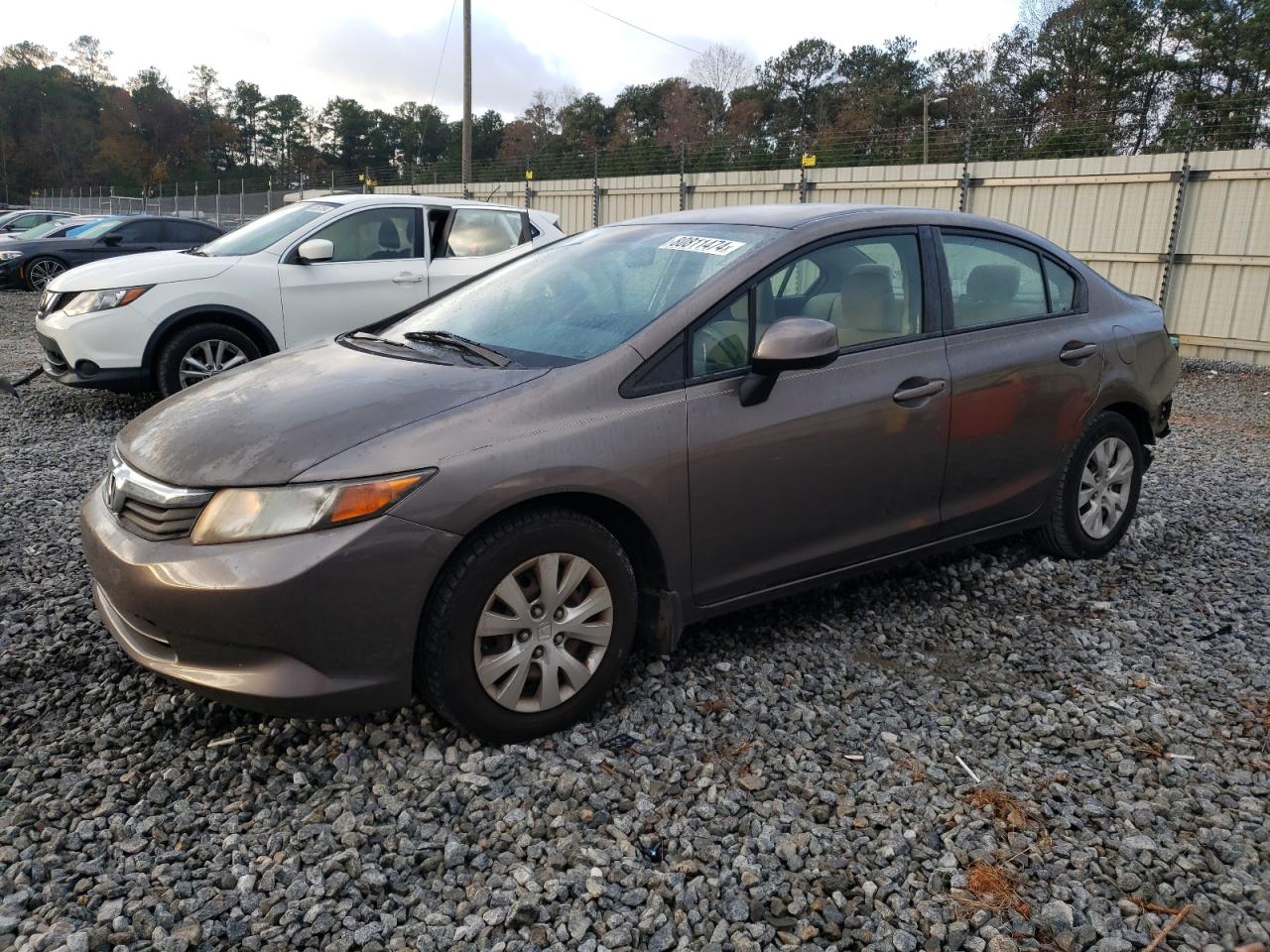 2012 Honda Civic VIN 2HGFB2F55CH561668
