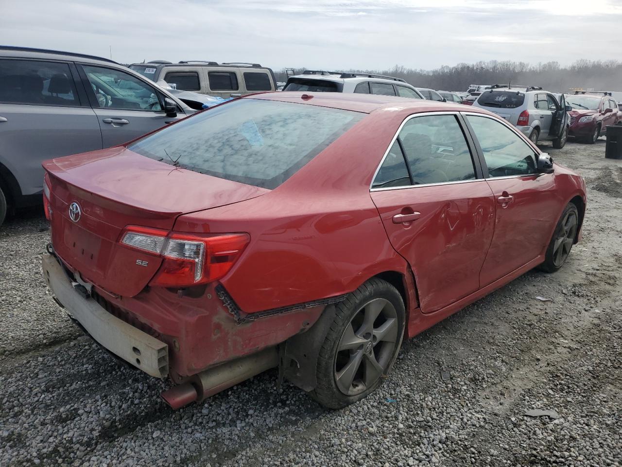 2012 Toyota Camry VIN 4T1BK1FK3CU507131 Copart auction photo, front end damage thumbnail 3