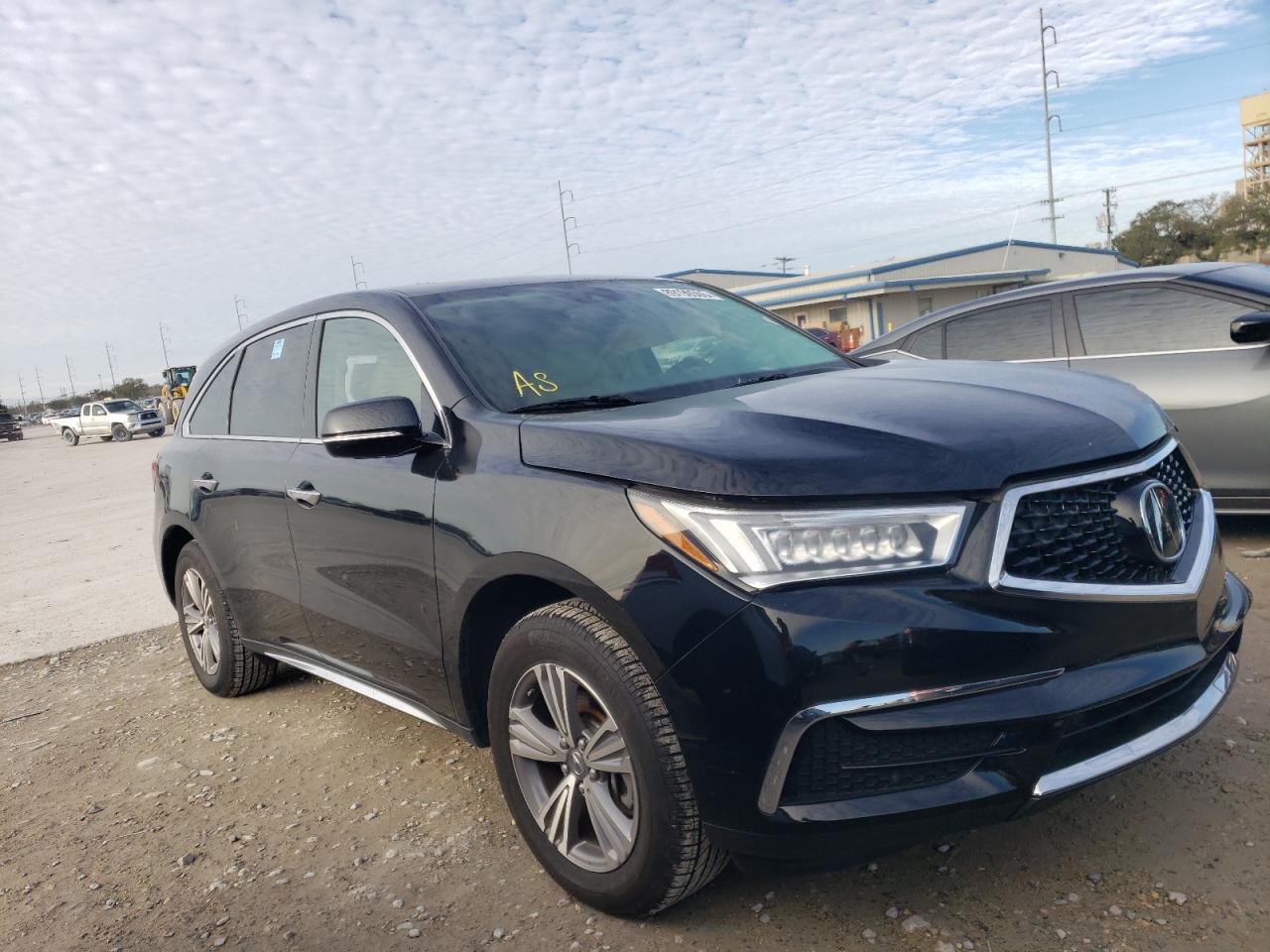 2020 Acura MDX VIN 5J8YD3H31LL017708 Copart auction photo, side damage thumbnail 4