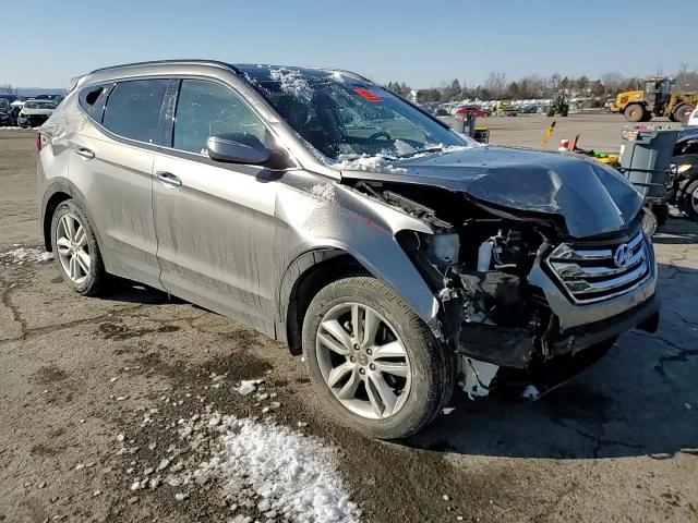 2014 Hyundai Santa Fe VIN 5XYZU3LA6EG194729 Copart auction photo, front end / rear end damage thumbnail 12