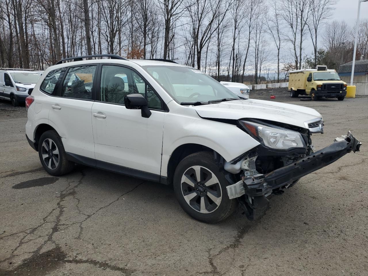 2017 Subaru Forester VIN JF2SJABC3HH528780 Copart auction photo, front end / side damage thumbnail 4