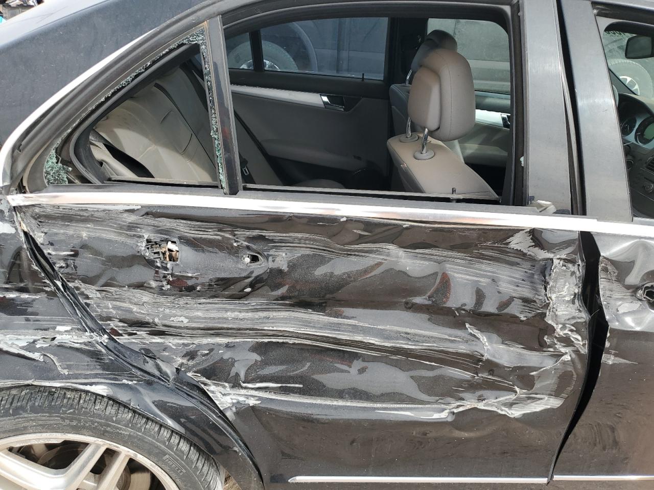 2008 Mercedes-Benz C-klasse VIN WDDGF54X68R037486 Copart auction photo, rear end / side damage thumbnail 10