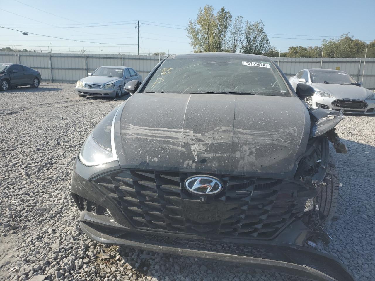2021 Hyundai Sonata VIN 5NPEH4J24MH075279 Copart auction photo, front end damage thumbnail 5