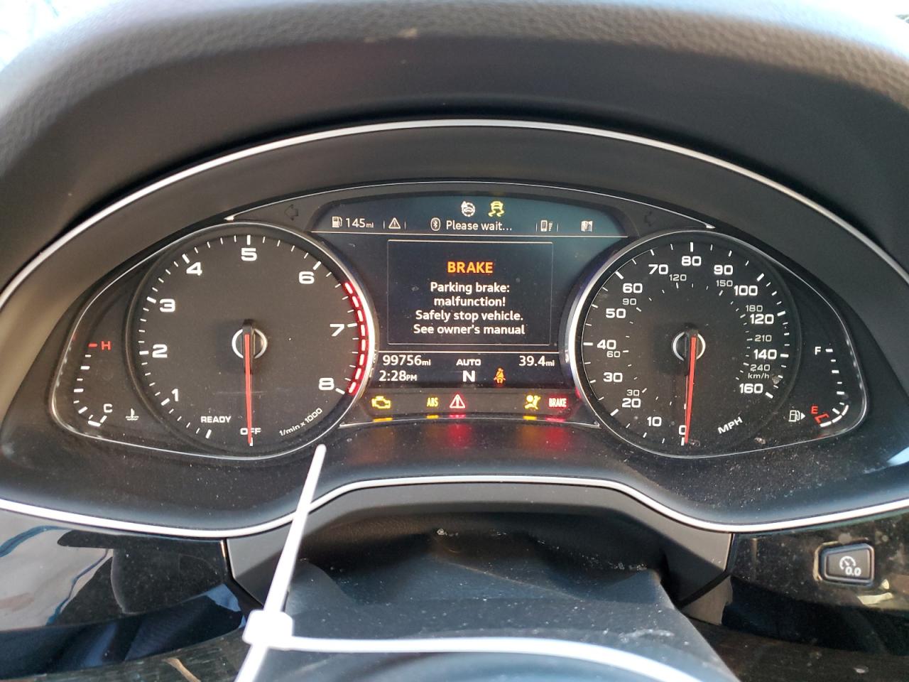 2018 Audi Q7 VIN WA1LAAF7XJD033984 Copart auction photo, front end / side damage thumbnail 9