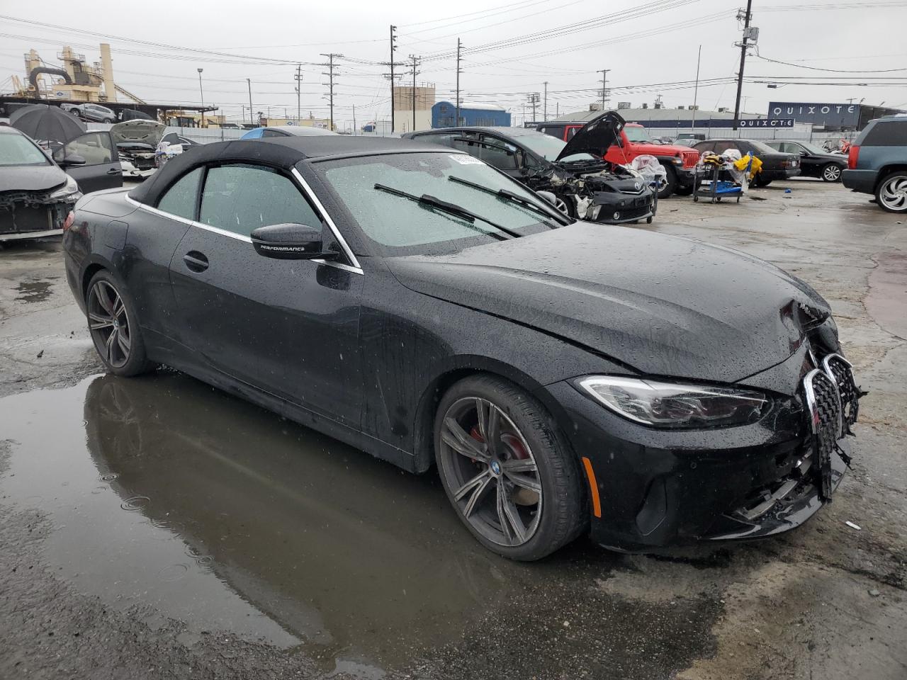 2021 BMW 4er VIN WBA23AT02MCH02312 Copart auction photo, front end damage thumbnail 4