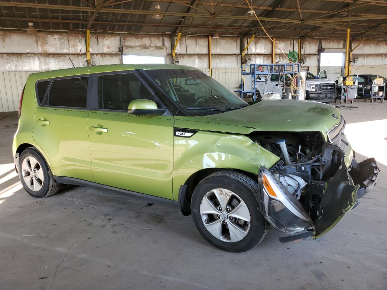 2016 KIA Soul VIN KNDJN2A25G7874881 Copart auction photo, front end damage thumbnail 4