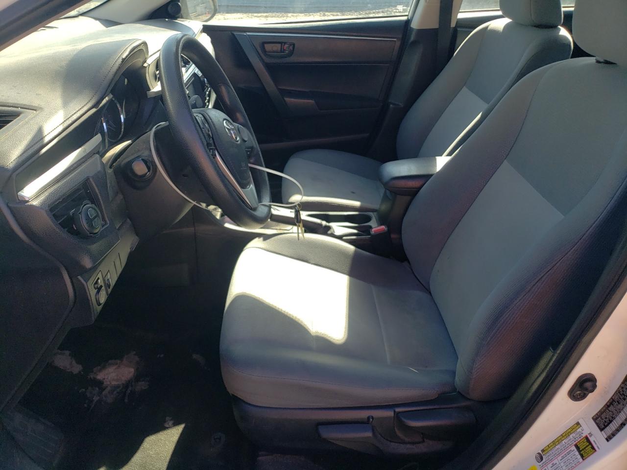2016 Toyota Corolla VIN 2T1BURHE1GC530561 Copart auction photo, side / rear end damage thumbnail 7