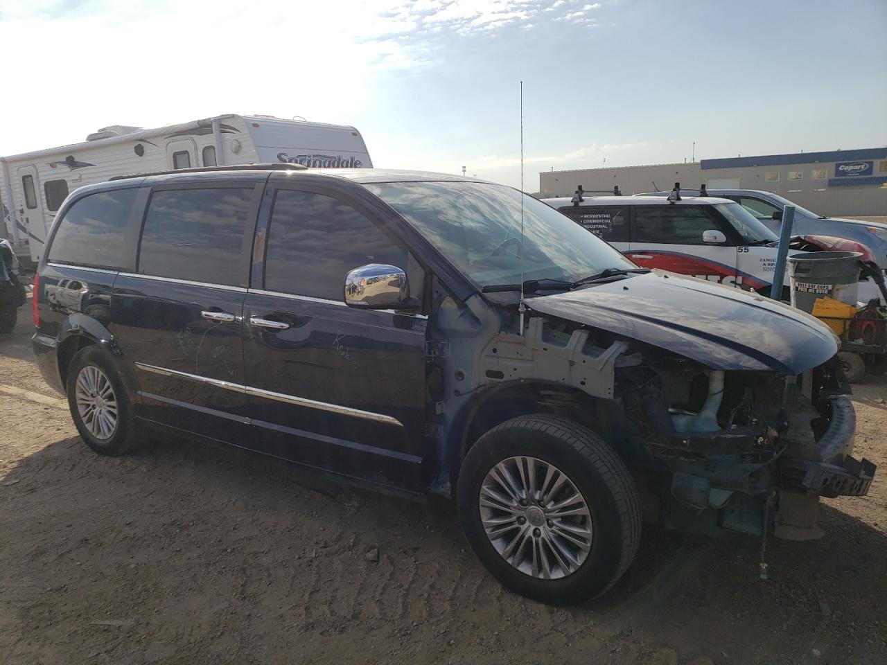 2013 Chrysler Town & Country VIN 2C4RC1CG8DR777356 Copart auction photo, all over damage thumbnail 4