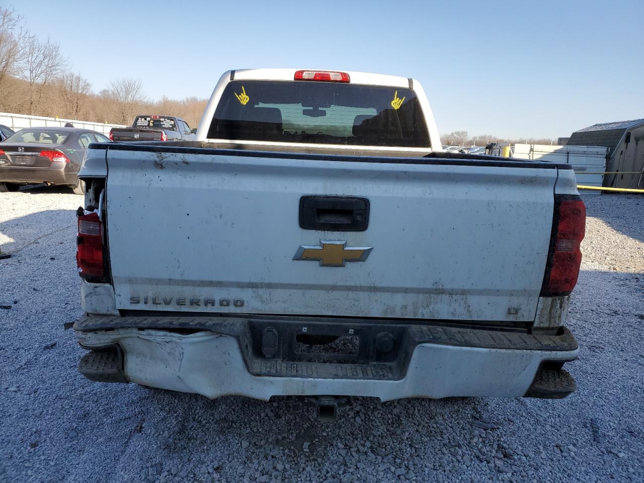 2016 Chevrolet Silverado VIN 3GCUKREC5GG186109 Copart auction photo, all over damage thumbnail 6