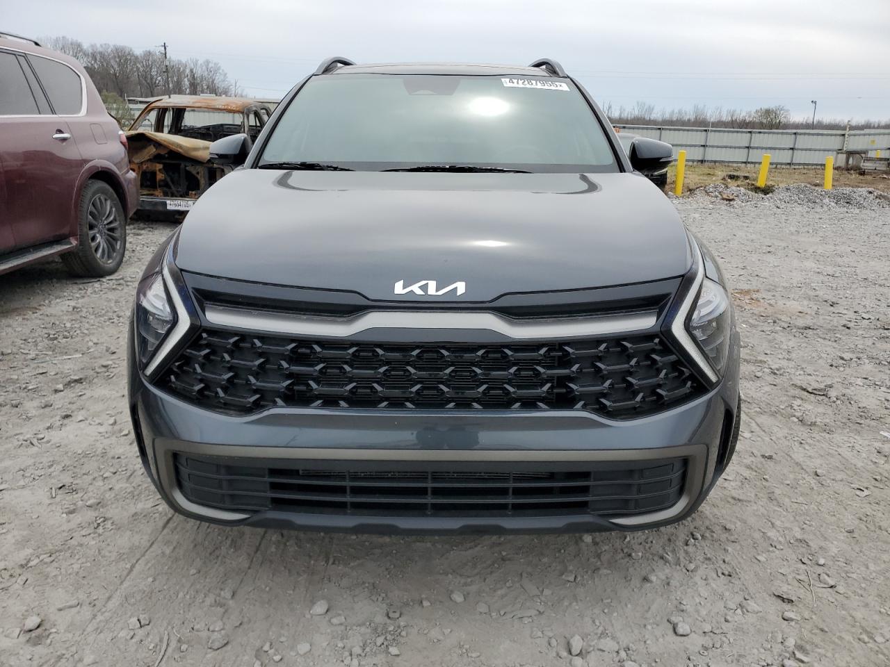 2023 KIA Sportage VIN 5XYK6CAF9PG051190 Copart auction photo, side / front end damage thumbnail 5