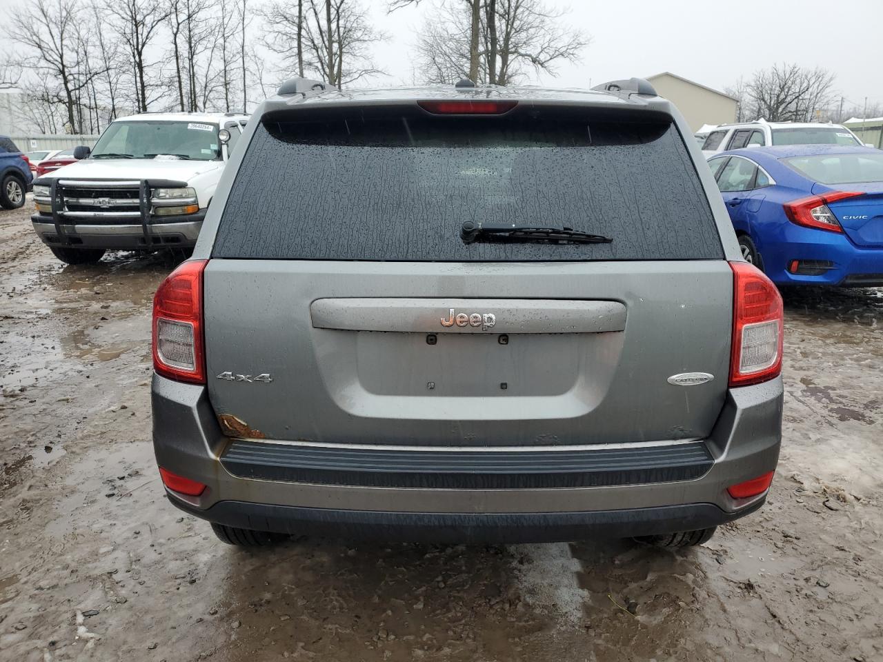 2011 Jeep Compass VIN 1J4NF1FB5BD282953 Copart auction photo, front end damage thumbnail 6