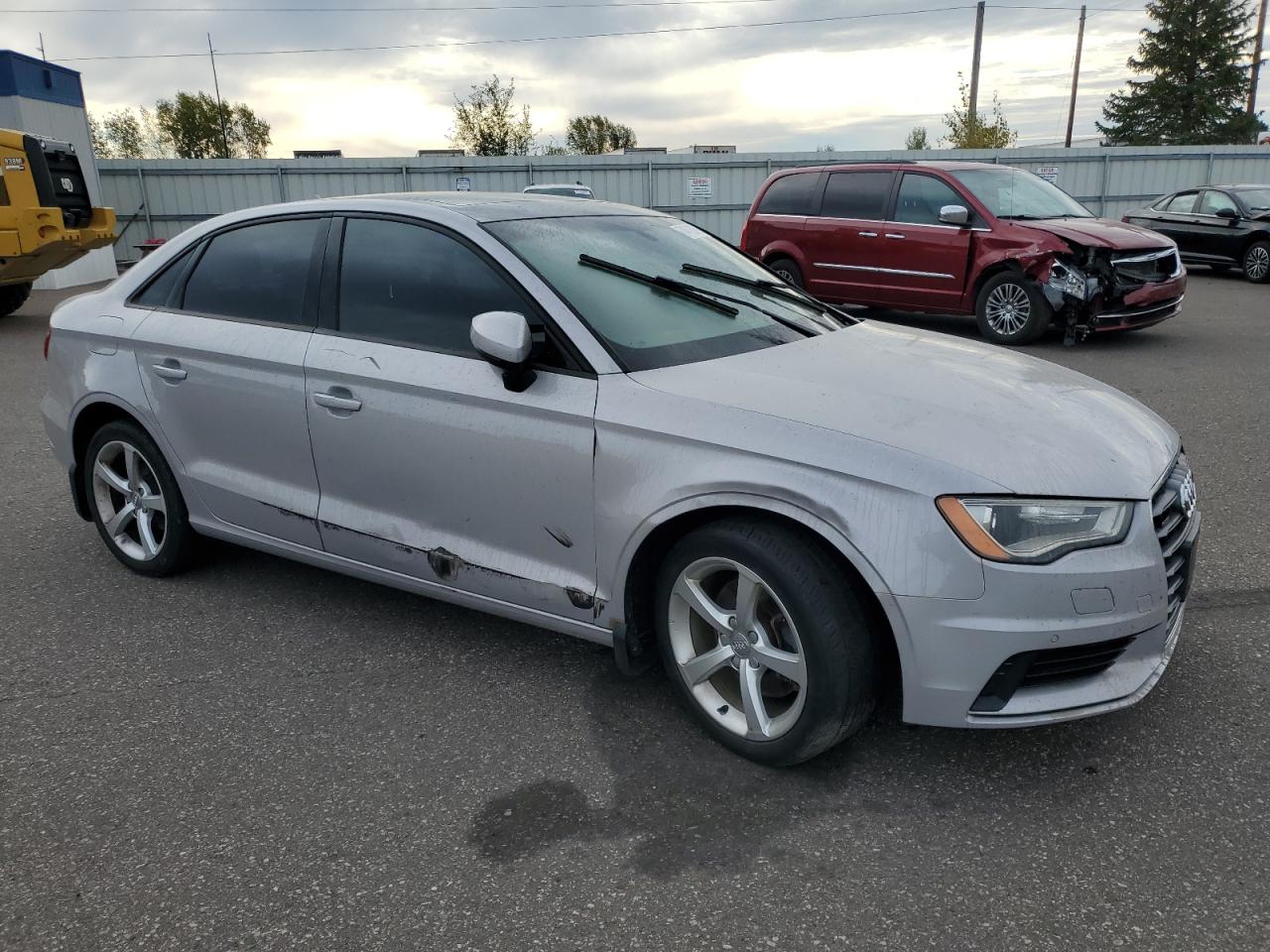 2016 Audi A3 VIN WAUB8GFF1G1064524 Copart auction photo, all over damage thumbnail 4