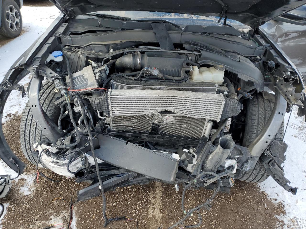 2021 Ford Explorer VIN 1FM5K8GCXMGA02961 Copart auction photo, front end / side damage thumbnail 11