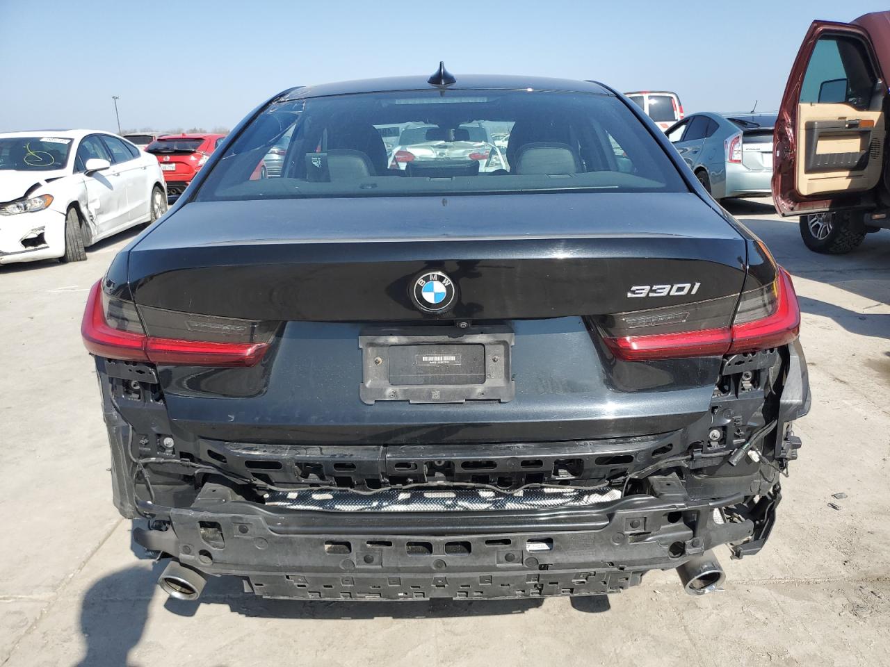 2022 BMW 3er VIN 3MW5R1J0XN8C28243 Copart auction photo, side damage thumbnail 6