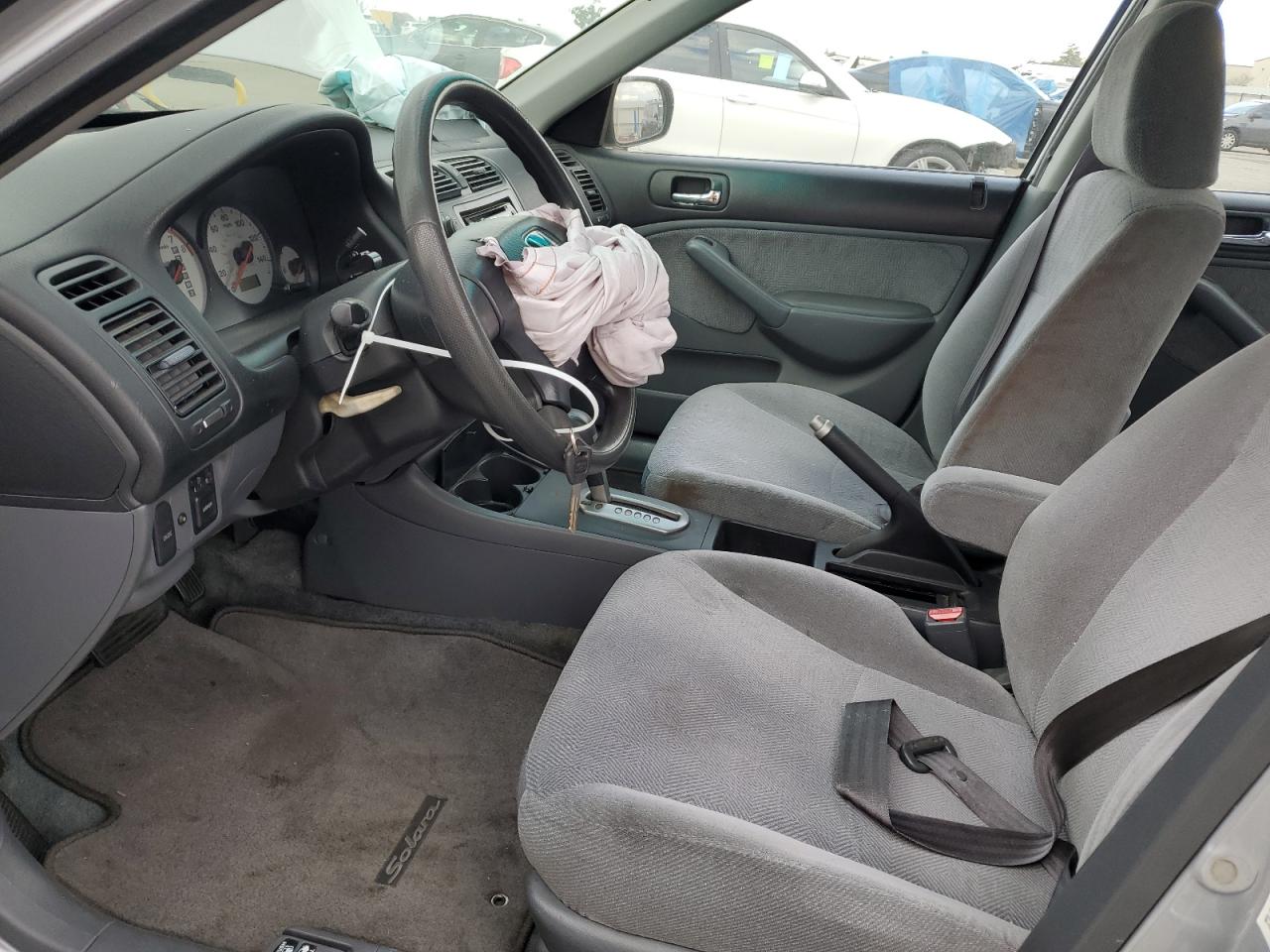 2002 Honda Civic VIN 2HGES16532H608376 Copart auction photo, front end damage thumbnail 7