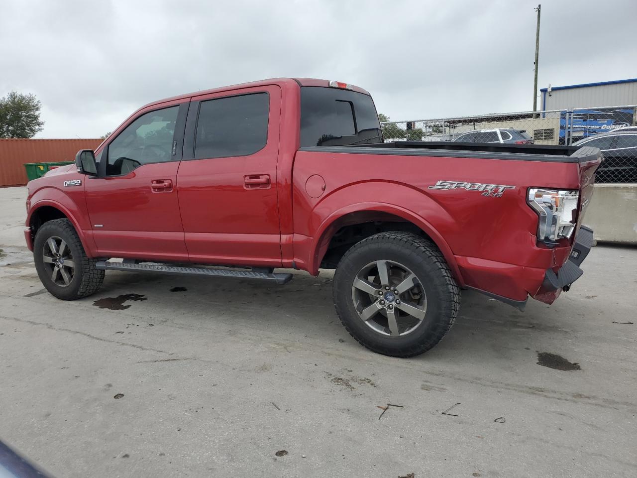 2015 Ford F-150 VIN 1FTEW1EG2FKD07702 Copart auction photo, rear end / minor dent/scratches damage thumbnail 2