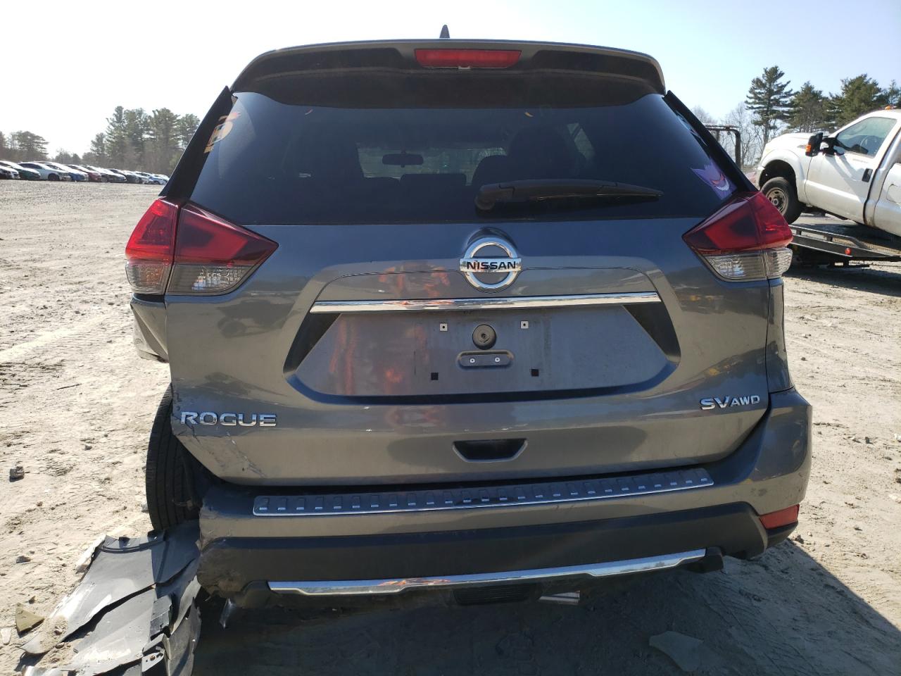 2018 Nissan Rogue VIN 5N1AT2MV5JC765519 Copart auction photo, rear end / front end damage thumbnail 6