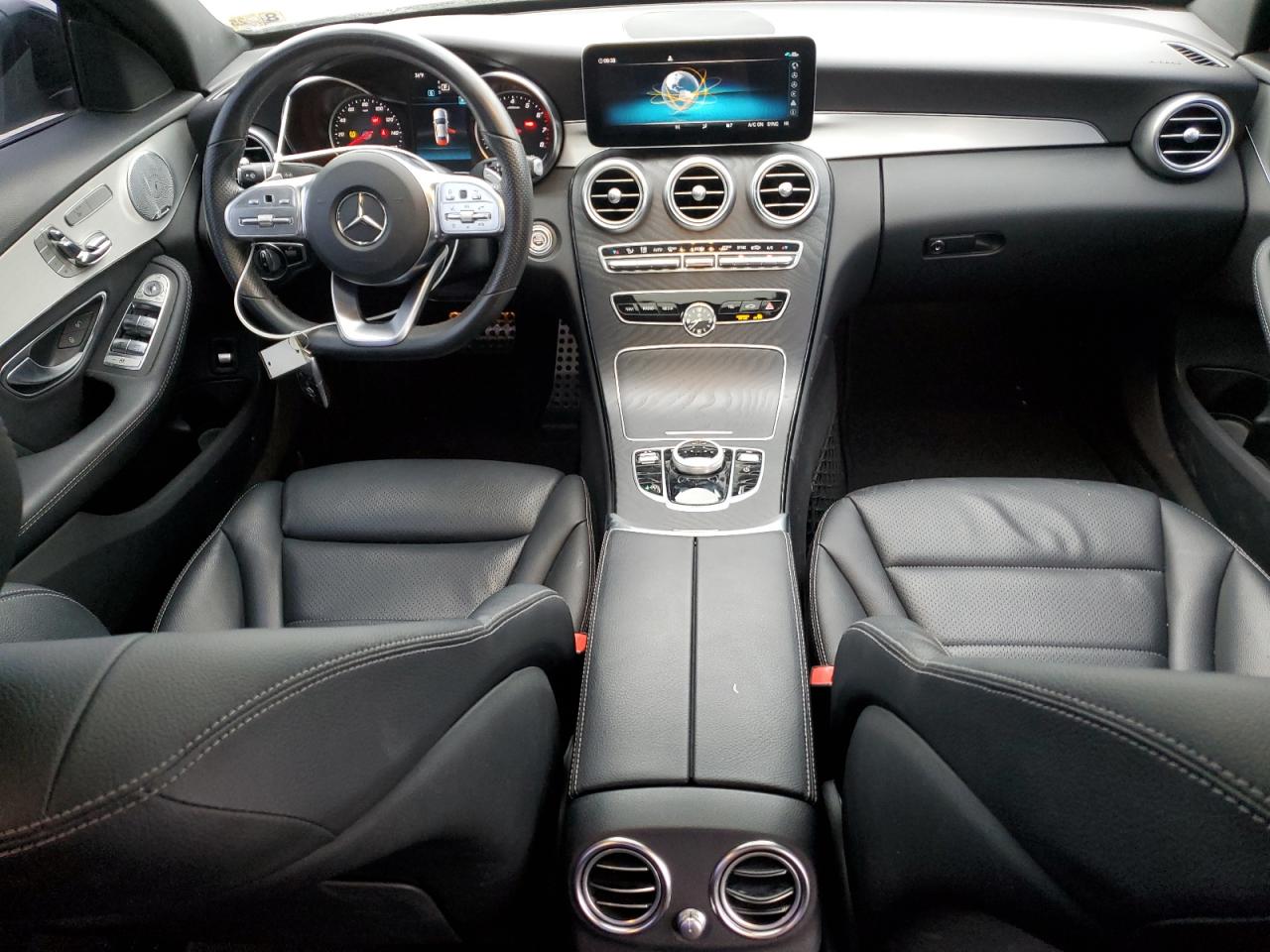 2019 Mercedes-Benz C-klasse VIN 55SWF8DB2KU321091 Copart auction photo, front end / rear end damage thumbnail 8