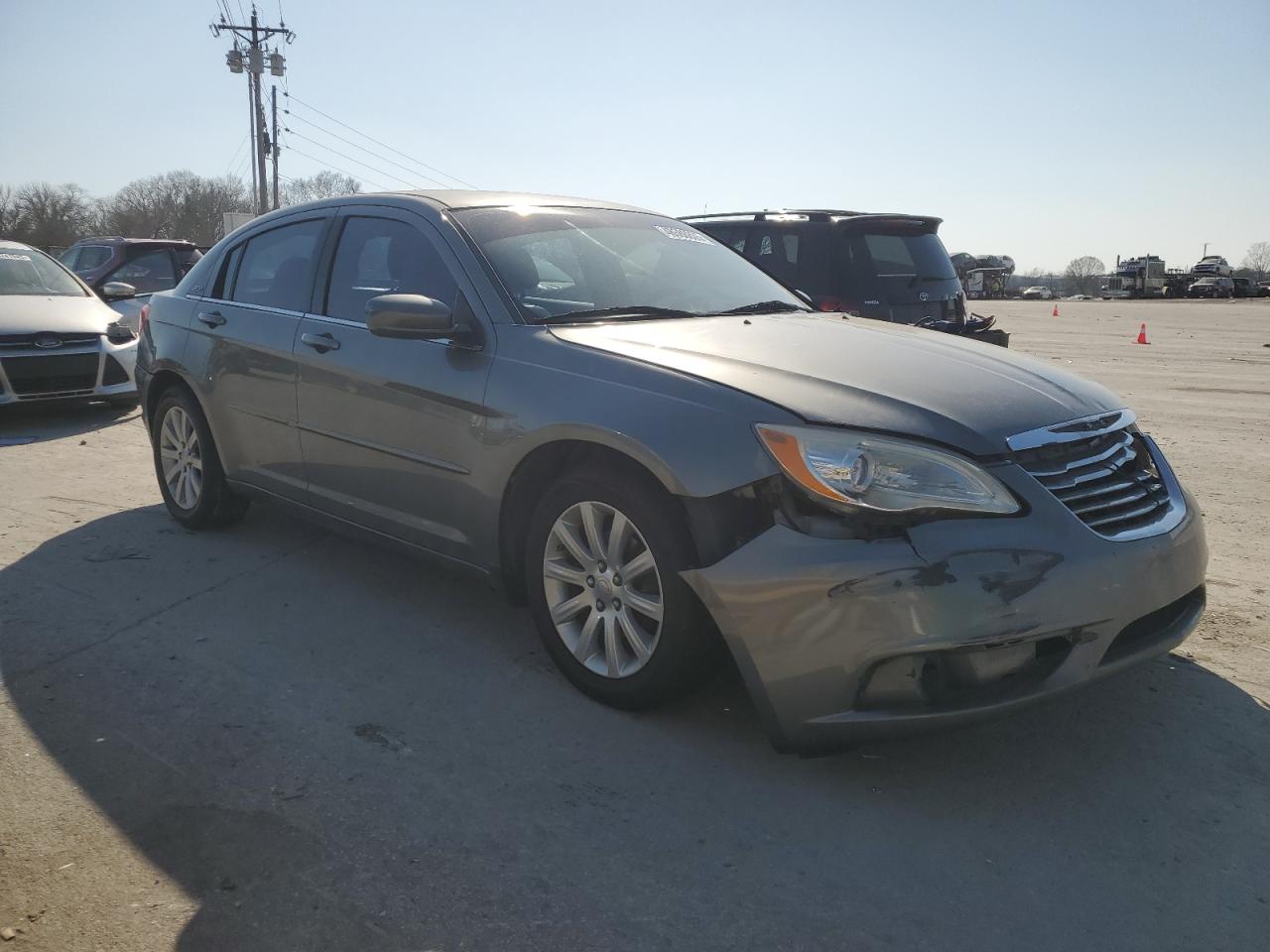 2013 Chrysler 200 VIN 1C3CCBBG0DN659249 Copart auction photo, front end damage thumbnail 4