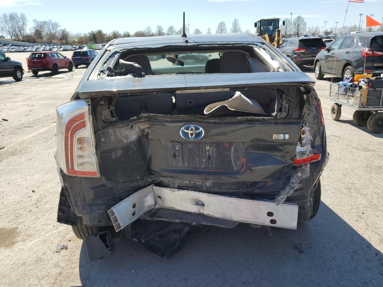 2015 Toyota Prius VIN JTDKN3DU3F0465874 Copart auction photo, rear end / front end damage thumbnail 6