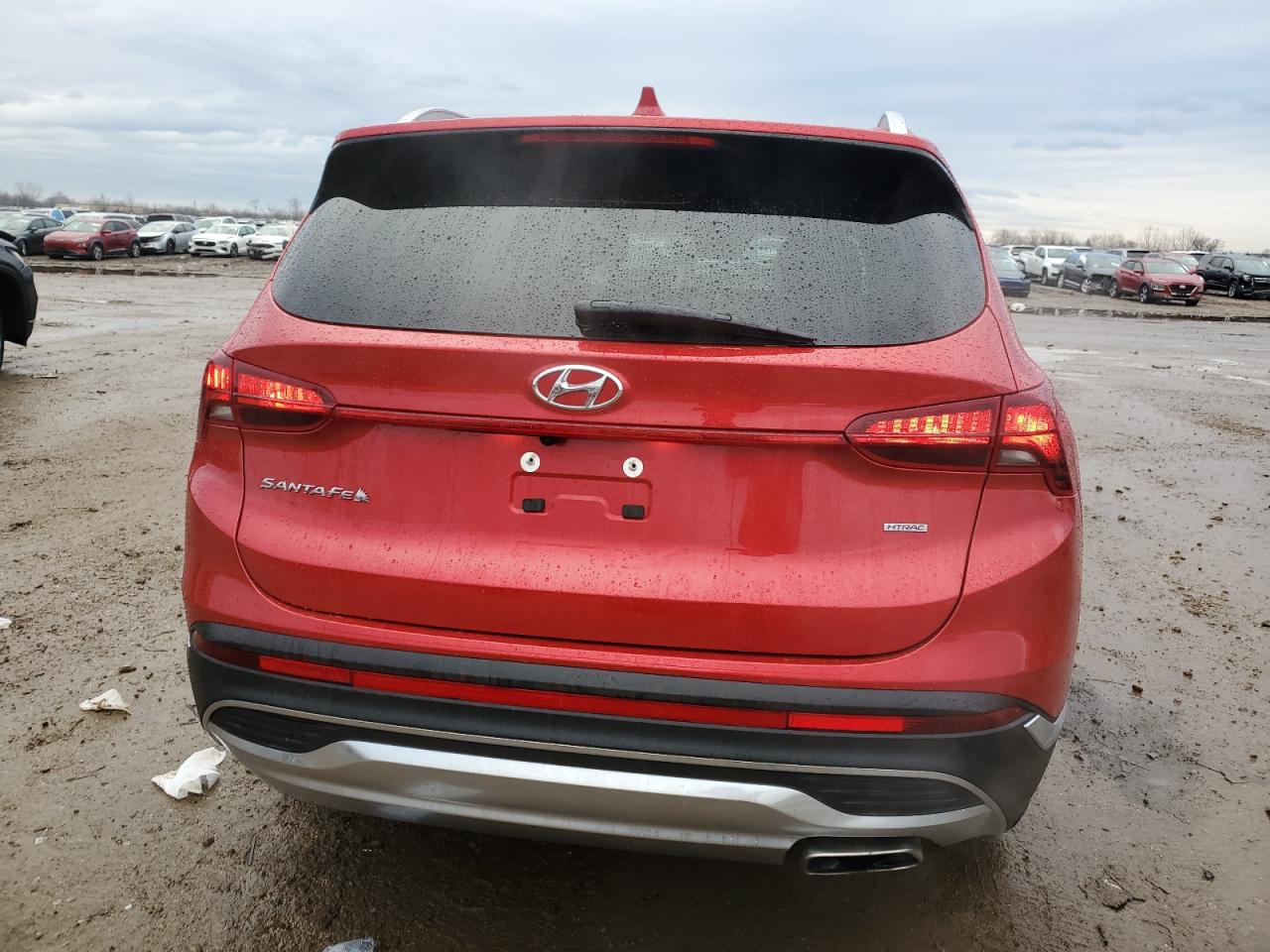 2022 Hyundai Santa Fe VIN 5NMS2DAJ1NH405065 Copart auction photo, side / front end damage thumbnail 6