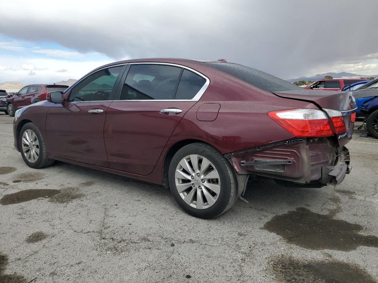 2014 Honda Accord VIN 1HGCR2F80EA242088 Copart auction photo, rear end damage thumbnail 2